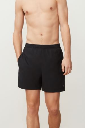 FILA Essentials Clay 2 Shorts Black,Mens Tennis | CA.RCGMQA856